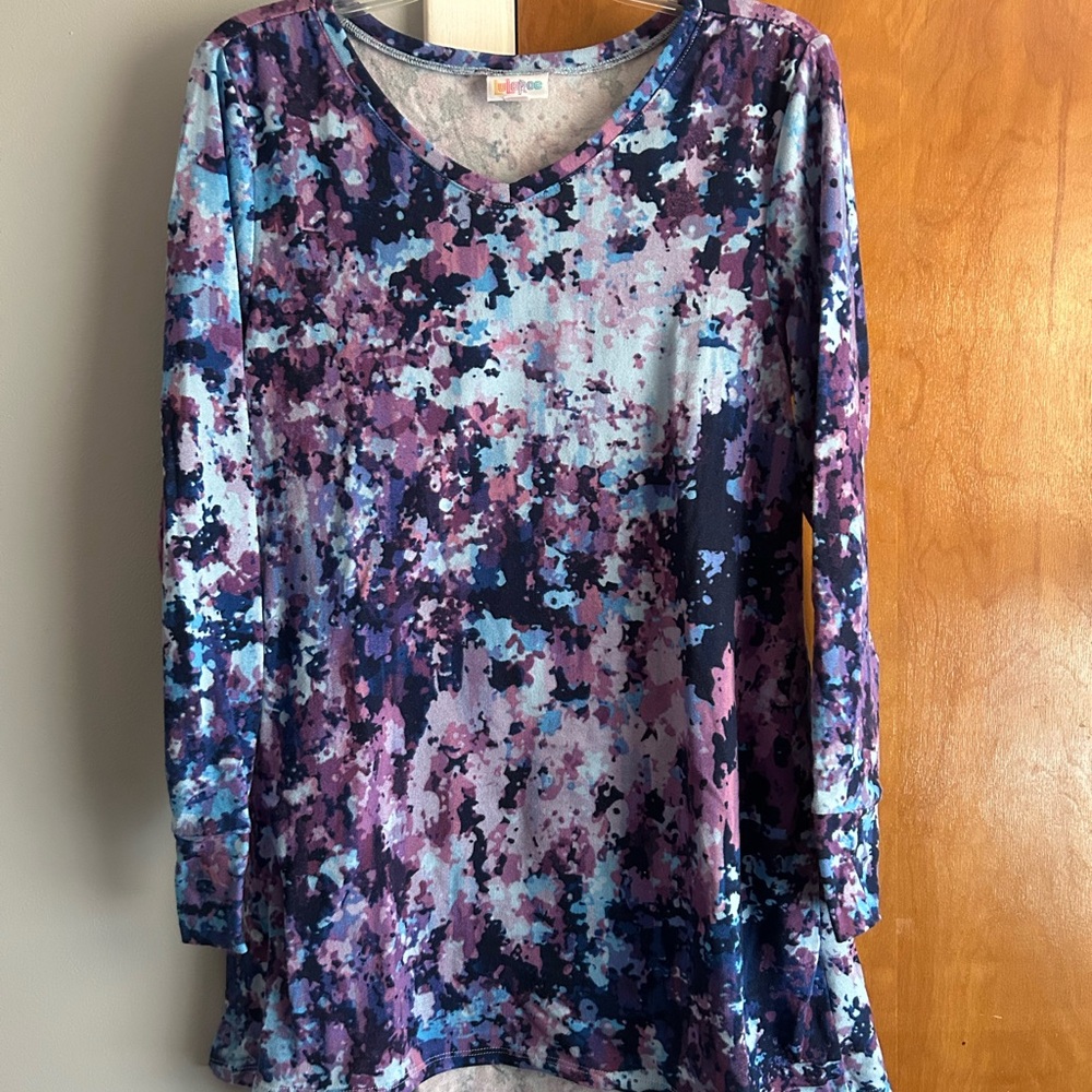 2/$12 bundle - Multicolor Abstract Print Women's Top
